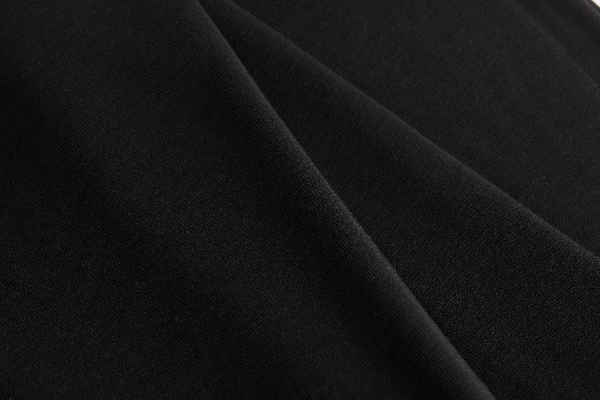 polypropylene knit fabricsblack Merino wool & Polypropylene knit