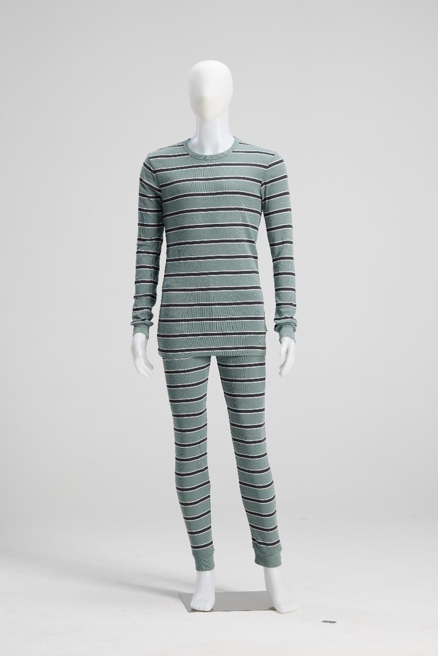 polypropylene high performance rib knit Colorful Striped Thermal